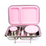 2 Compartment Stainless Steel Bento Box and Snack Pot Set Fultums