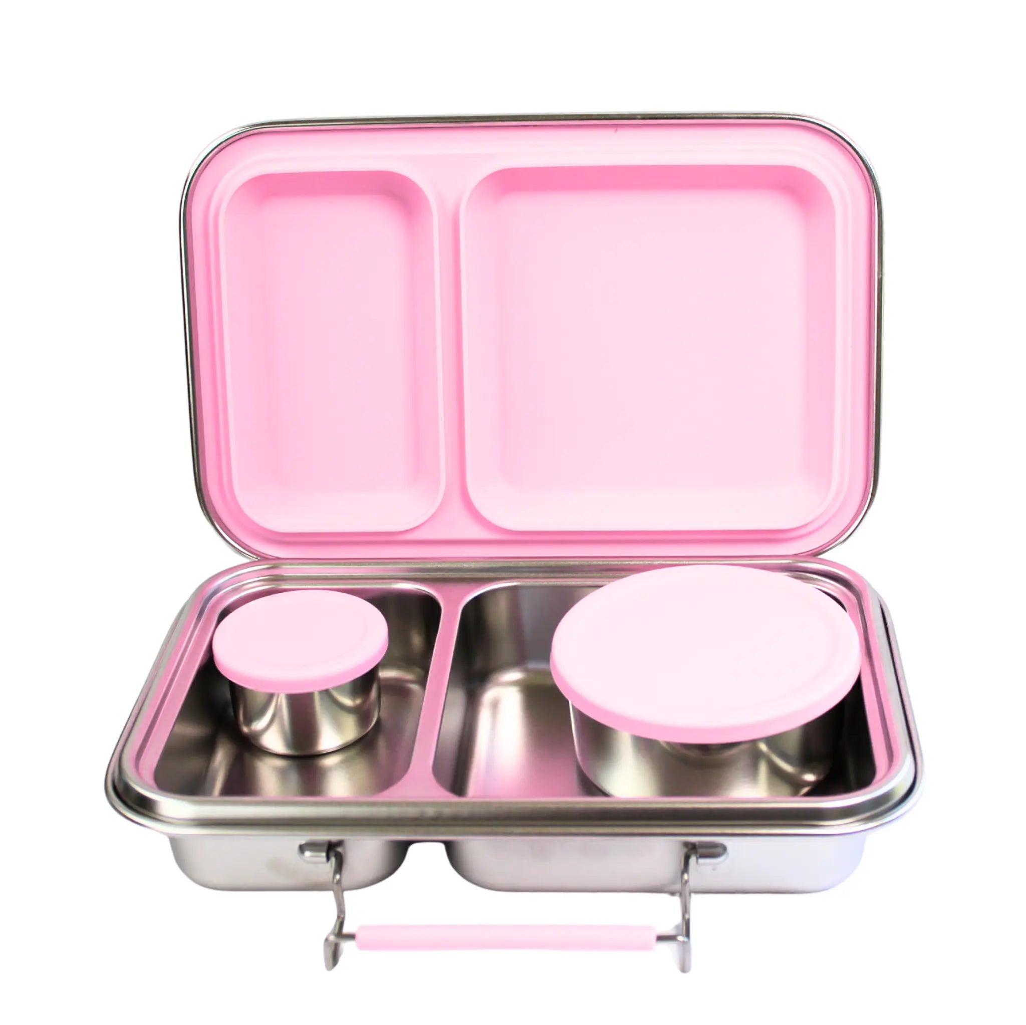 2 Compartment Stainless Steel Bento Box and Snack Pot Set Fultums